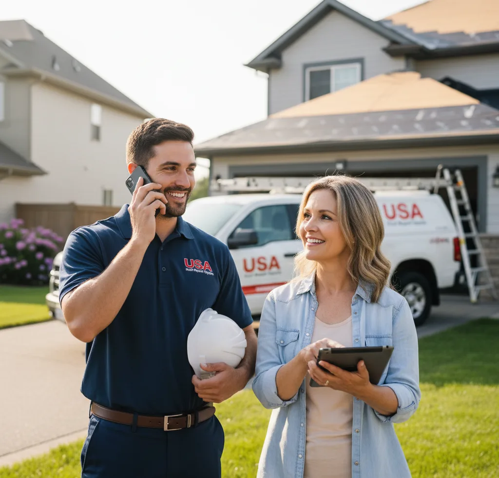USA Roof Repair Experts customer support in Junction